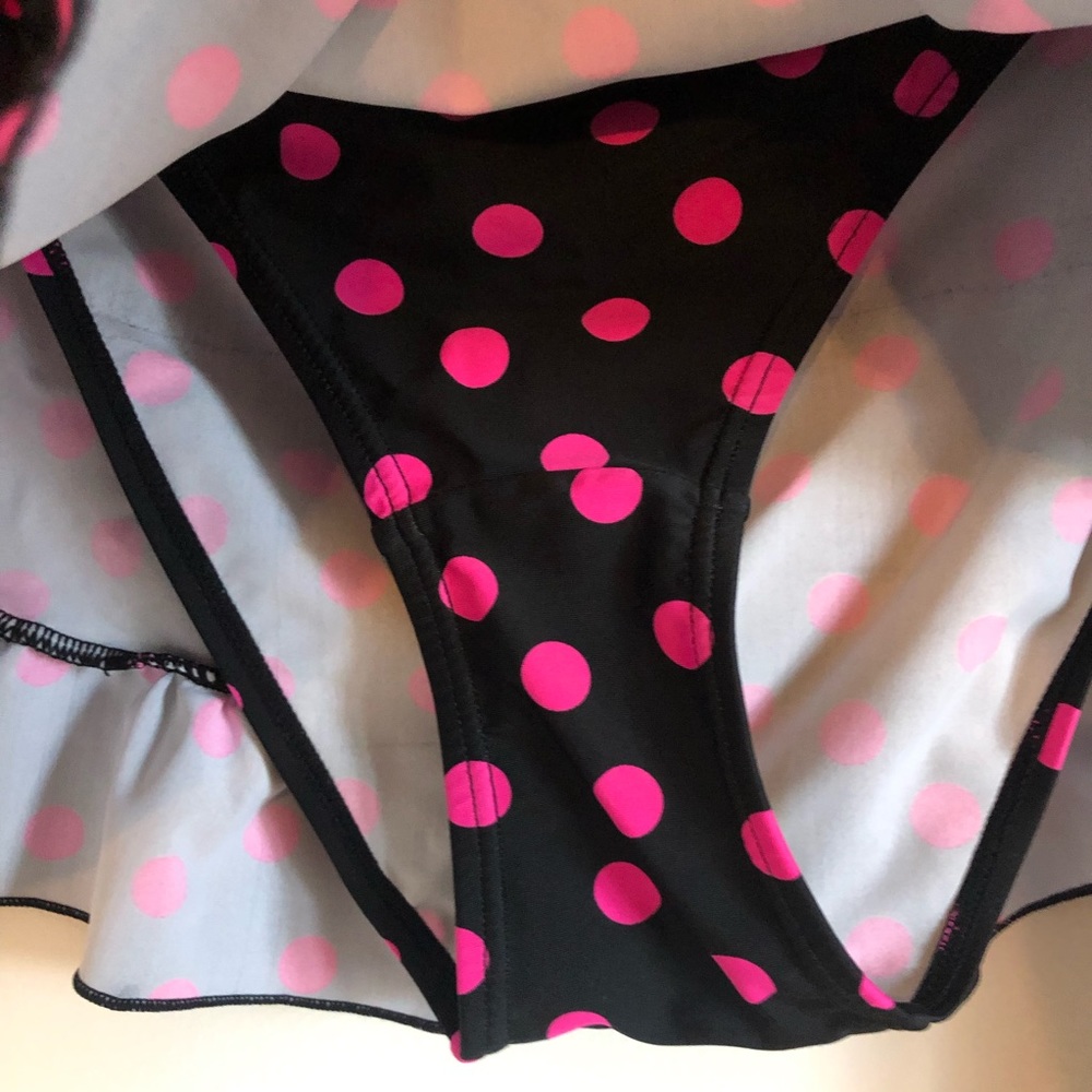 Smart & Sexy Polka Dot Bikini Skirt - Picture 3 of 8
